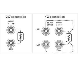 GW Instek GDM-8261A 2/4 Wire Resistance Measurement